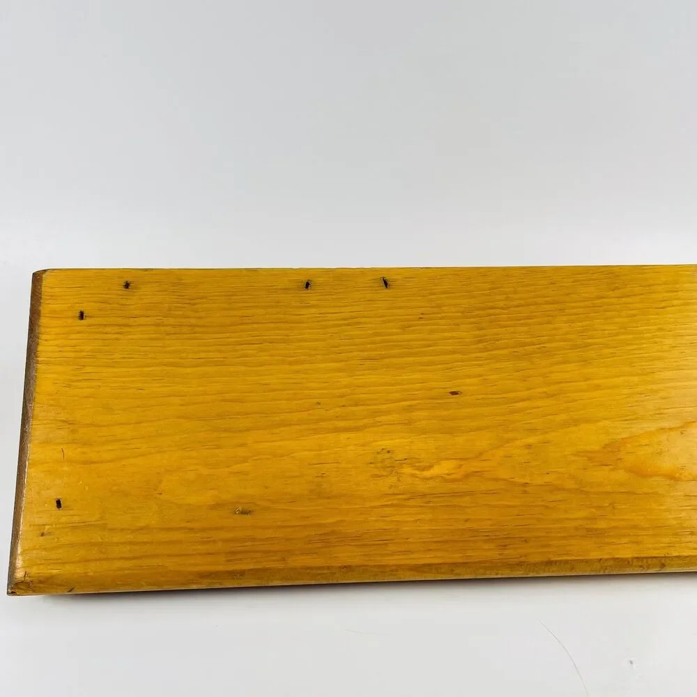 Vtg Wood Wall Shelf Coyote Cutout Country Farmhouse Cottagecore Southwest 18x5